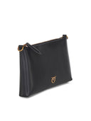 Pinko 'plat horizontale' tas gemaakt van leer.