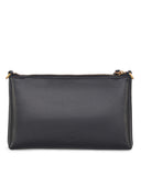 Pinko 'plat horizontale' tas gemaakt van leer.