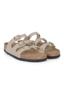 Birkenstock Slippers "Florida" In Eco Leather Birko Flor