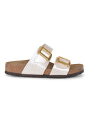 Birkenstock 'Arizona Big Buckle' Slippers In Leather.