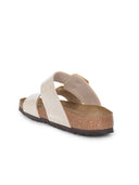 Birkenstock 'Arizona Big Buckle' Slippers In Leather.