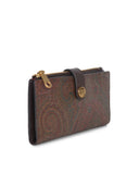 Etro Wallet In Paisley Leather