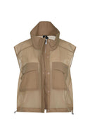Pinko 'Accordion' Vest Made Of Nylon.