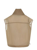 Pinko 'Accordion' Vest Made Of Nylon.