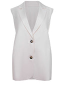 Solotre Vest Made Of Viscose.
