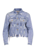 Cycle Jacket Made Of Denim.
