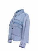 Cycle Jacket Made Of Denim.
