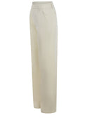 Pants "Reina" Dondup Made Of Cream Linen Blend.