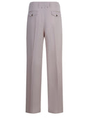 Pantalones de ganso dorado hechos de lana