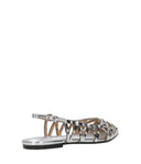 Ash Sandals Mirror Silver