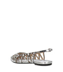 Ash Sandals Mirror Silver