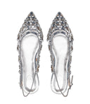 Ash Sandals Mirror Silver