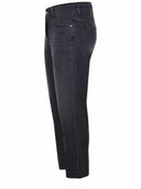 Ciclo de jeans hecho de mezclilla.