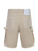 Cargo de Barrow Short en Efecto de lavado de piedra Gabardina