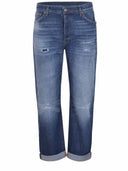 Jeans "Icon" Dondup hechos de mezclilla.