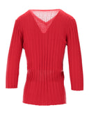 La Rose Collo A V Cashmere+Seta