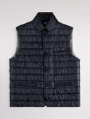 Fay Quilted Vest With Rever