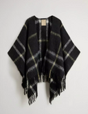 Woolrich Brushed Alpaca Check Cape