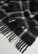 Woolrich Brushed Alpaca Check Cape