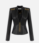 Elisabetta Franchi Jacket With Jewel Hooks