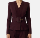 Giacca in maglia Elisabetta Franchi con cintura