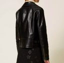Twin Set Faux Leather Biker