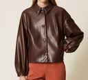 Twin Set Leather Effect Jacket
