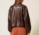 Twin Set Leather Effect Jacket