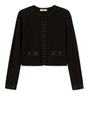 Giacca Twin Set In Maglia Con Strass