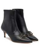 Twin Set Leather Effect Ankle Boots