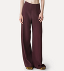 Forte Forte Palazzo Trousers In Satin Envers