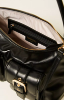 Bolso De Hombro Twin Set Con Bolsillos Y Hebillas