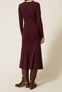 Twin Set Longuette Dress With Oval T