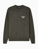 Emporio Armani Maglione Con Parche Aquila