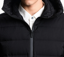 Emporio Armani Quilted Down Jacket With Jacquard Lettering Logo
