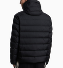 Emporio Armani Quilted Down Jacket With Jacquard Lettering Logo