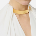 Elisabetta Franchi ジュエルディテール付きジョーゼット ブラウス