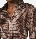 Elisabetta Franchi Alligator Print Shirt