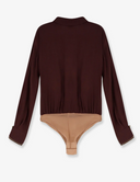 Elisabetta Franchi viscose Georgette bodysuit
