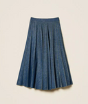 Twin Set Denim Skirt
