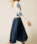 Twin Set Denim Skirt