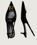 Zamszowy pantofelek Elisabetta Franchi
