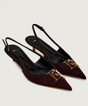 Elisabetta Franchi Suede Slingback