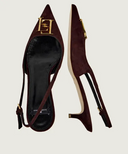 Elisabetta Franchi Suede Slingback