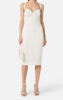 Vestido Elisabetta Franchi con tejido sin rematar