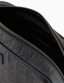 Emporio Armani Beauty Bag In Logoed Leather