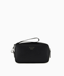 Emporio Armani Beauty Case In Regenerated Leather