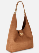 Elisabetta Franchi Suede Hobo Bag