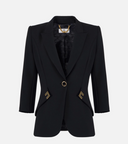 Chaqueta Elisabetta Franchi de crepé elástico de doble capa