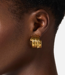 Elisabetta Franchi Logo Earrings